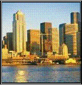 Seattle is located on magnificent Eliot Bay.